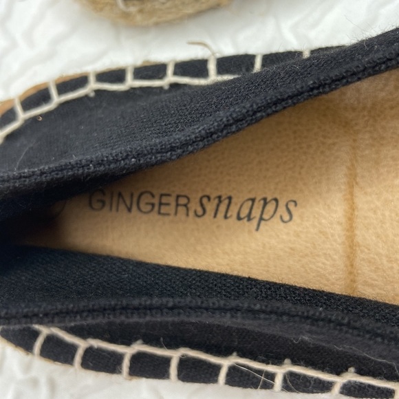 Ginger Snaps Women’s Espadrille Cross Stitching Slip-on Flat Shoes Size 8 NEW - Picture 10 of 12